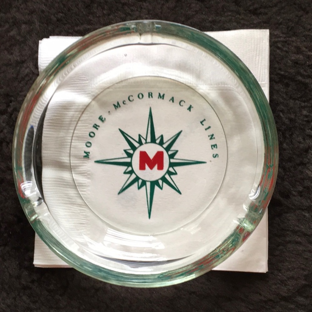 Moore-McCormack Lines Ashtray